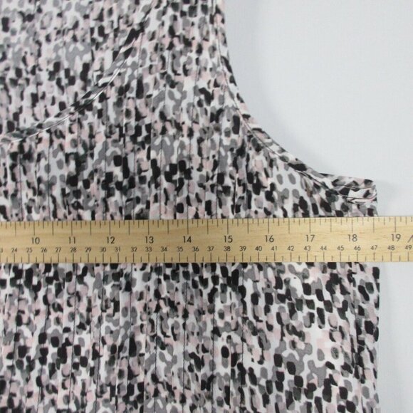 Club Monaco Mini Dress Sleeveless 6 Multicolor Fit & Flare Detachable Slip 148 - Picture 7 of 9